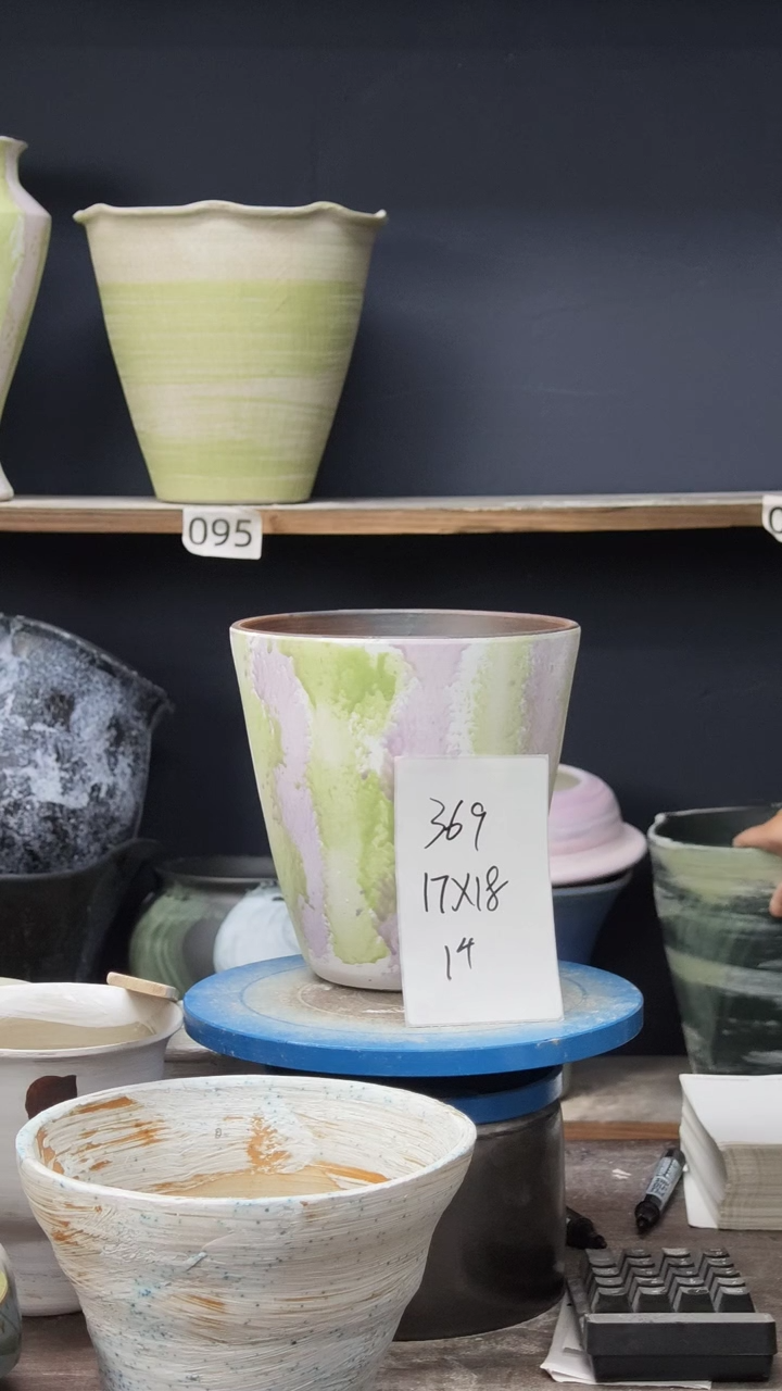 江西景德镇花盆微瑕369