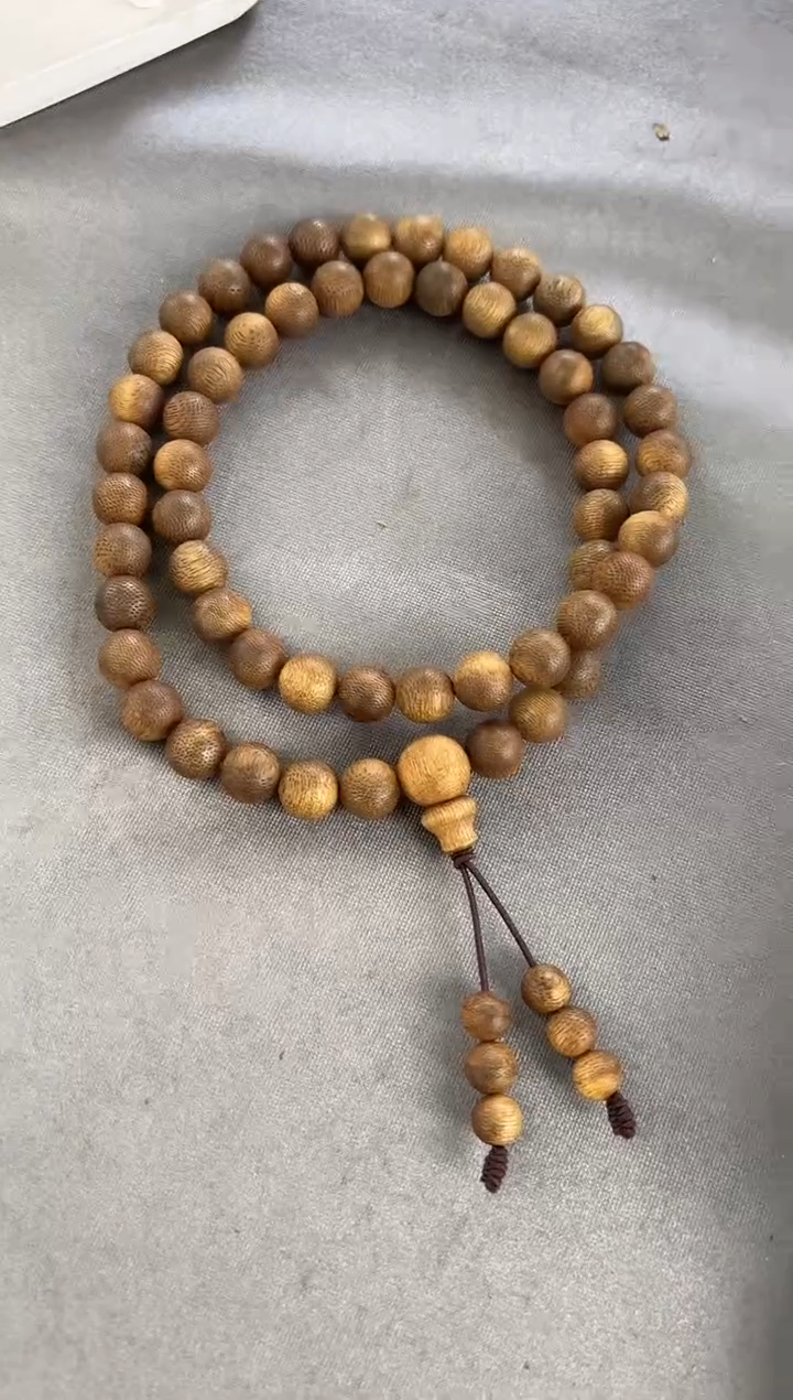 手串沉香红油格10圆珠三圈多样性发一