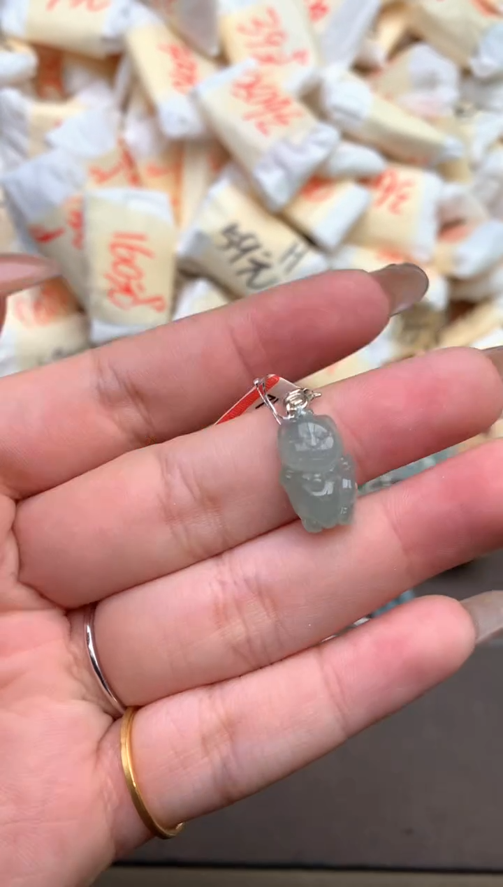 【闪购商品】翡翠银S925镶嵌颈饰—