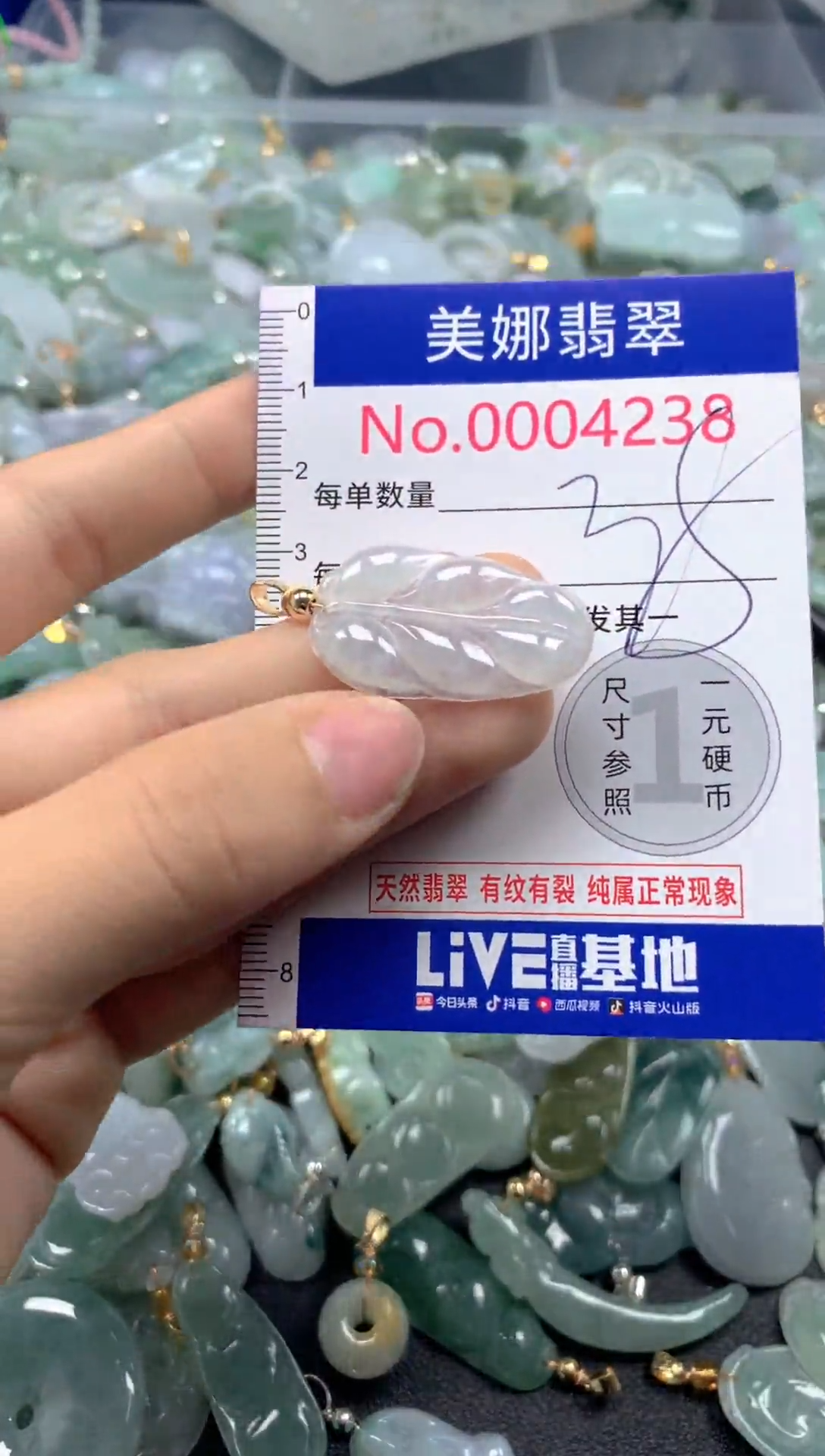 颈饰未镶嵌翡翠4238