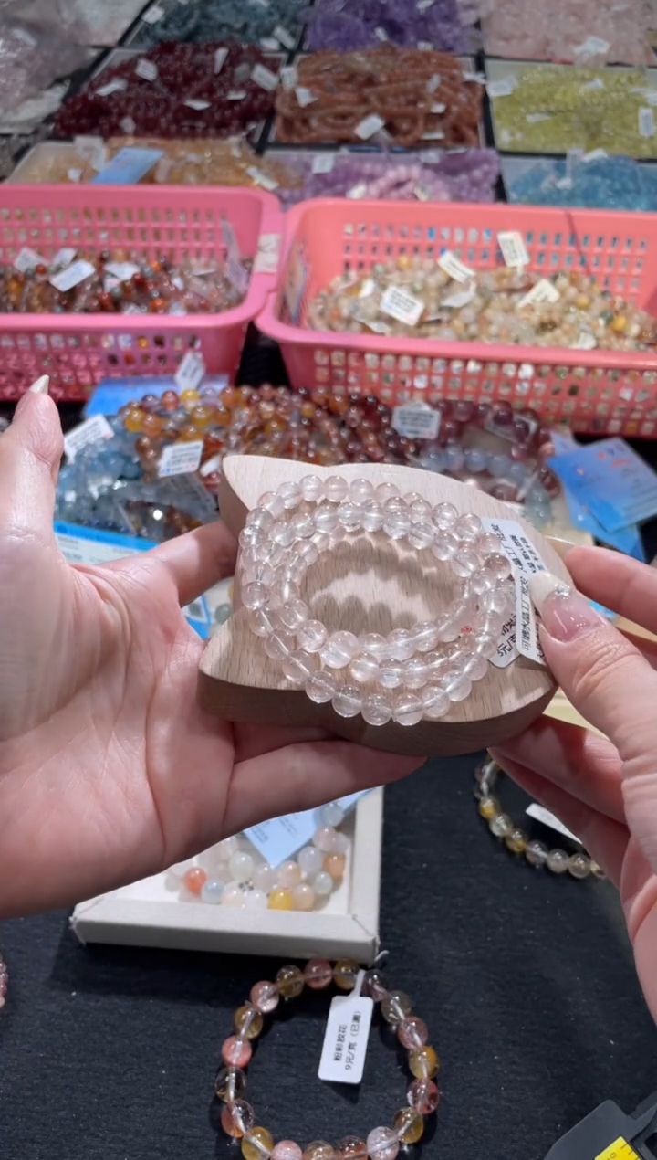 水晶手链未镶嵌374号 3条多样性发一7+