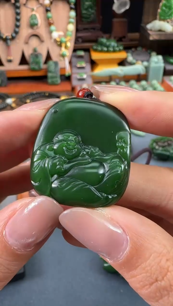 【闪购商品】和田玉（碧玉）吊坠未镶嵌1