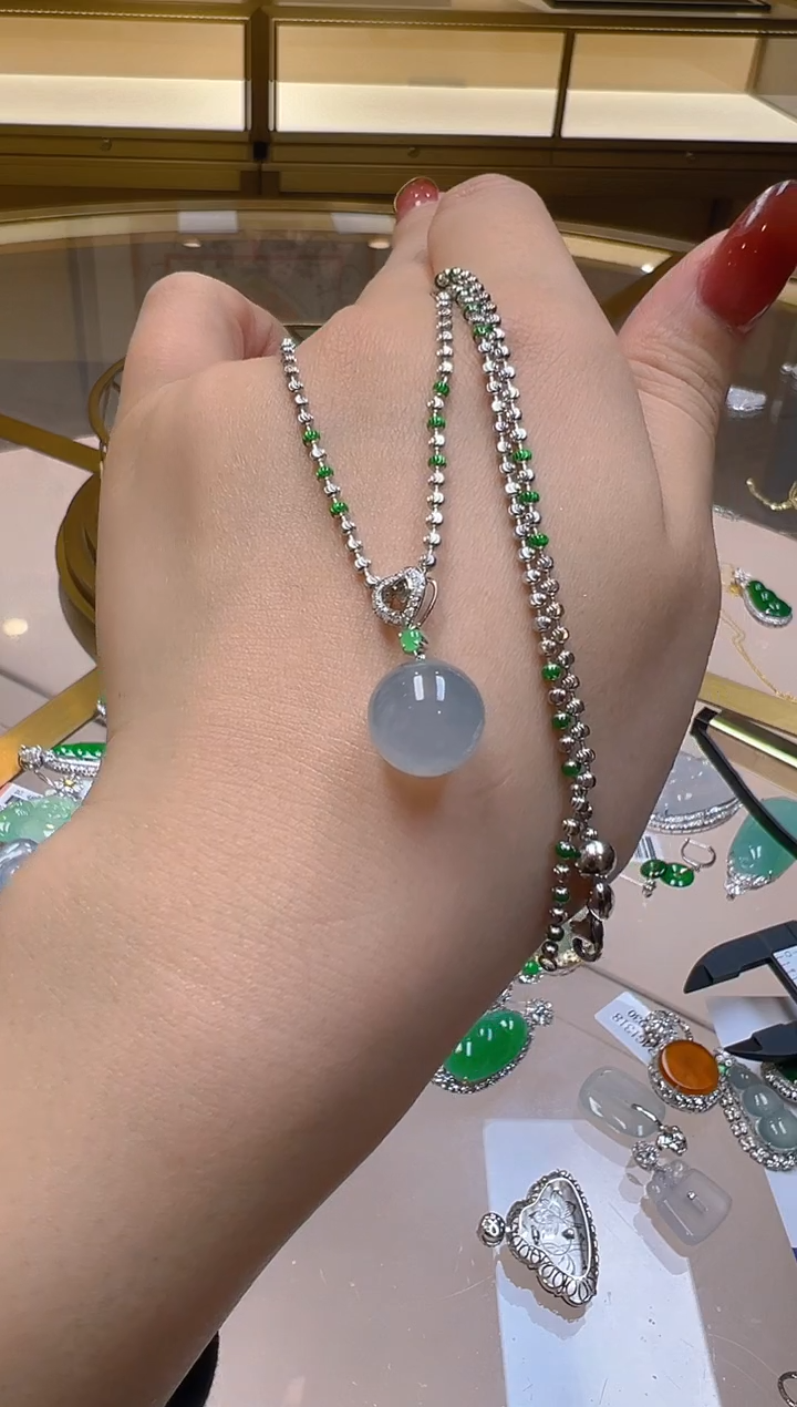 【闪购商品】翡翠吊坠(不含链)18K金镶嵌多样性团购发一件