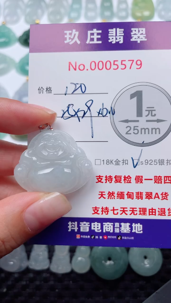 翡翠未镶嵌颈饰天然缅甸翡翠