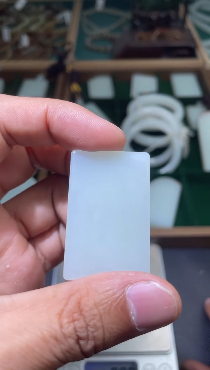 未镶嵌和田玉挂件无事牌小35