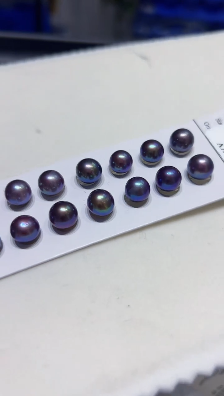 银S925镶嵌耳钉淡水珍珠33