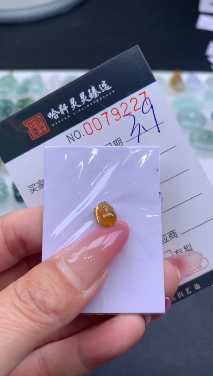 【闪购商品】翡翠挂件未镶嵌哈轩 裸石1