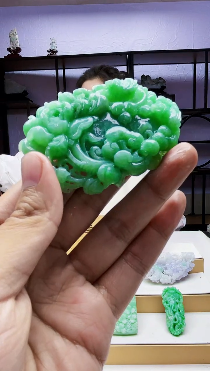 【闪购商品】定制翡翠未镶嵌毛货02030127 