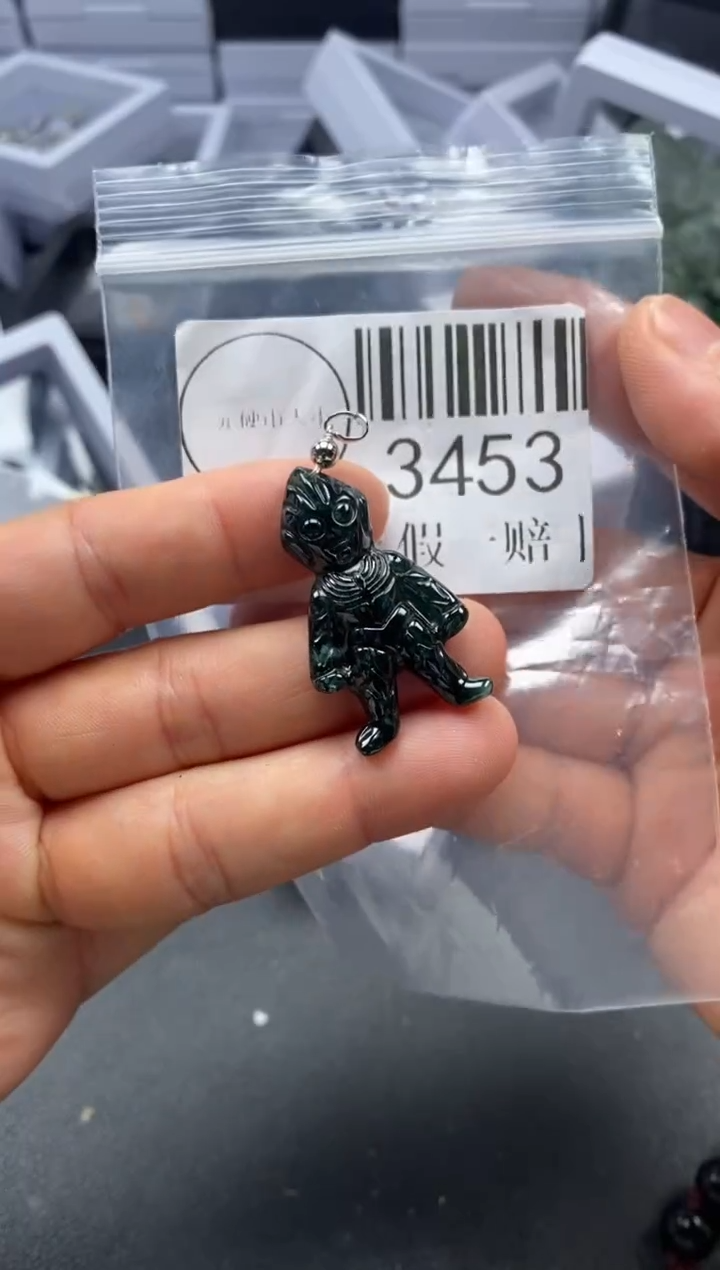 吊坠(不含链)未镶嵌翡翠3453