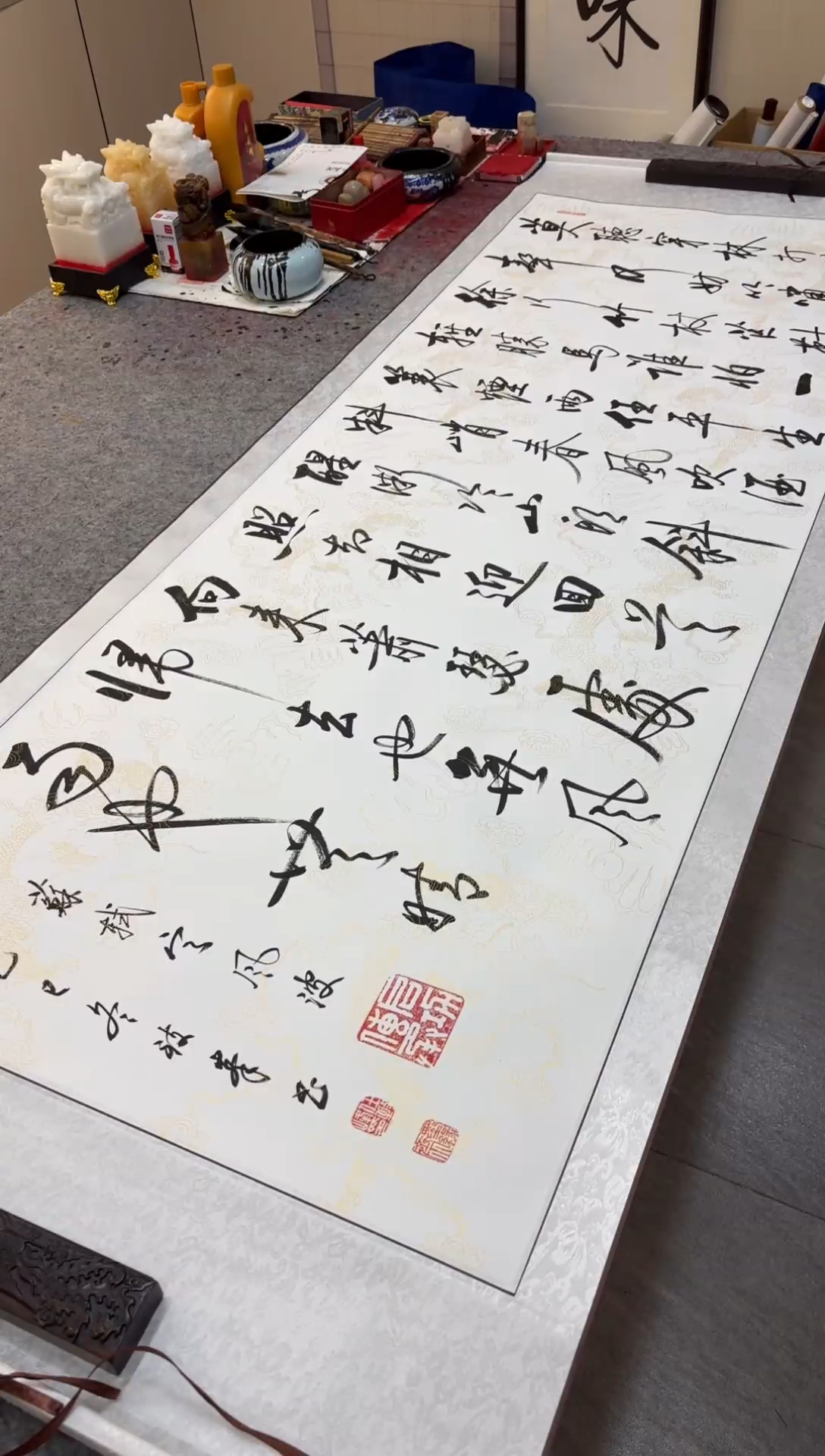 书法D****J任致锋 多福 喜乐