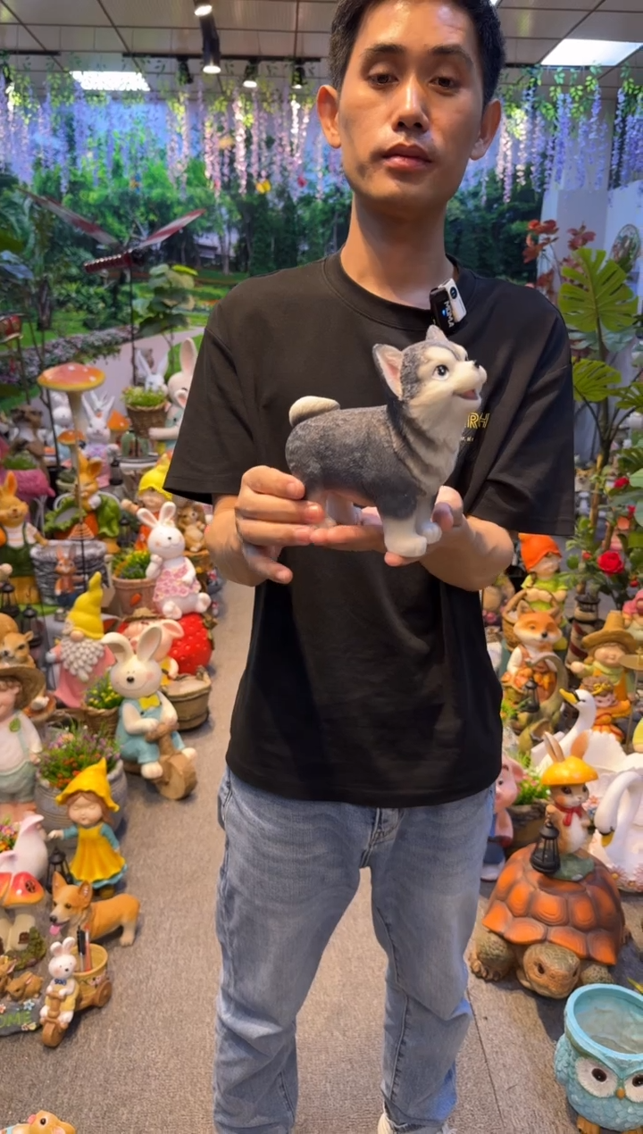 无花朵花园庭院摆件&00&