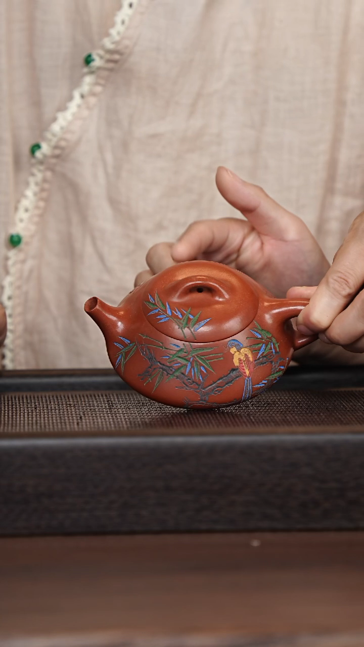 茶壶紫砂宜兴紫砂壶wys30