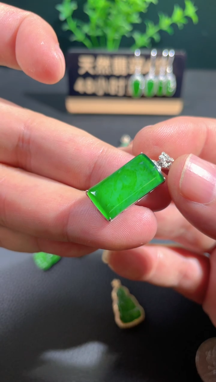 【闪购商品】翡翠颈饰18K金镶嵌翡翠