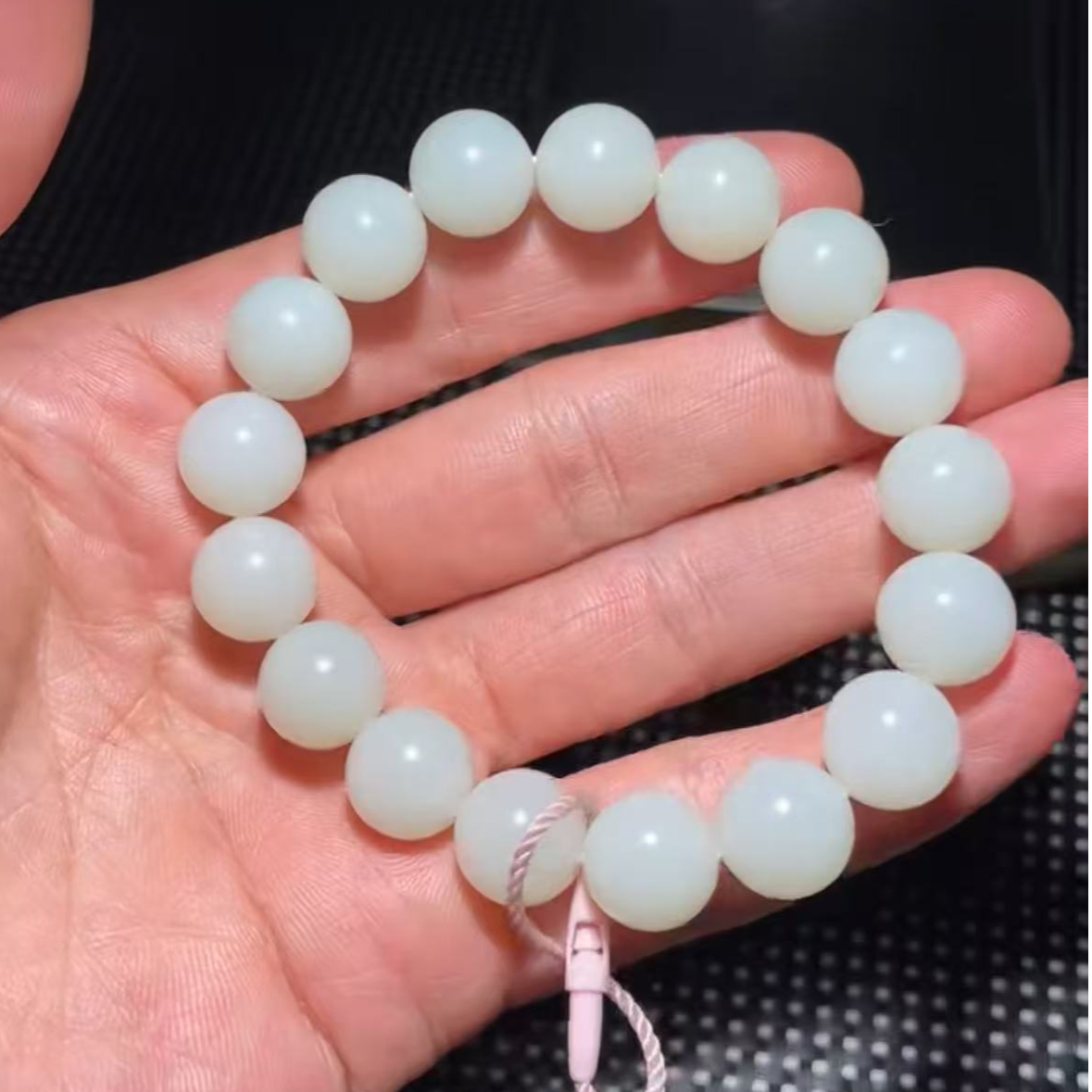 新疆和田玉白玉手串