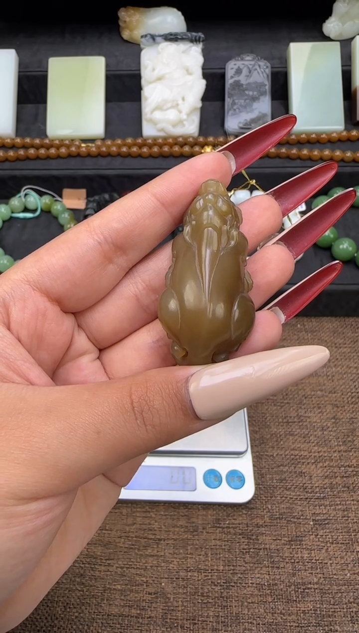 吊坠(不含链)未镶嵌和田玉?***海吊坠