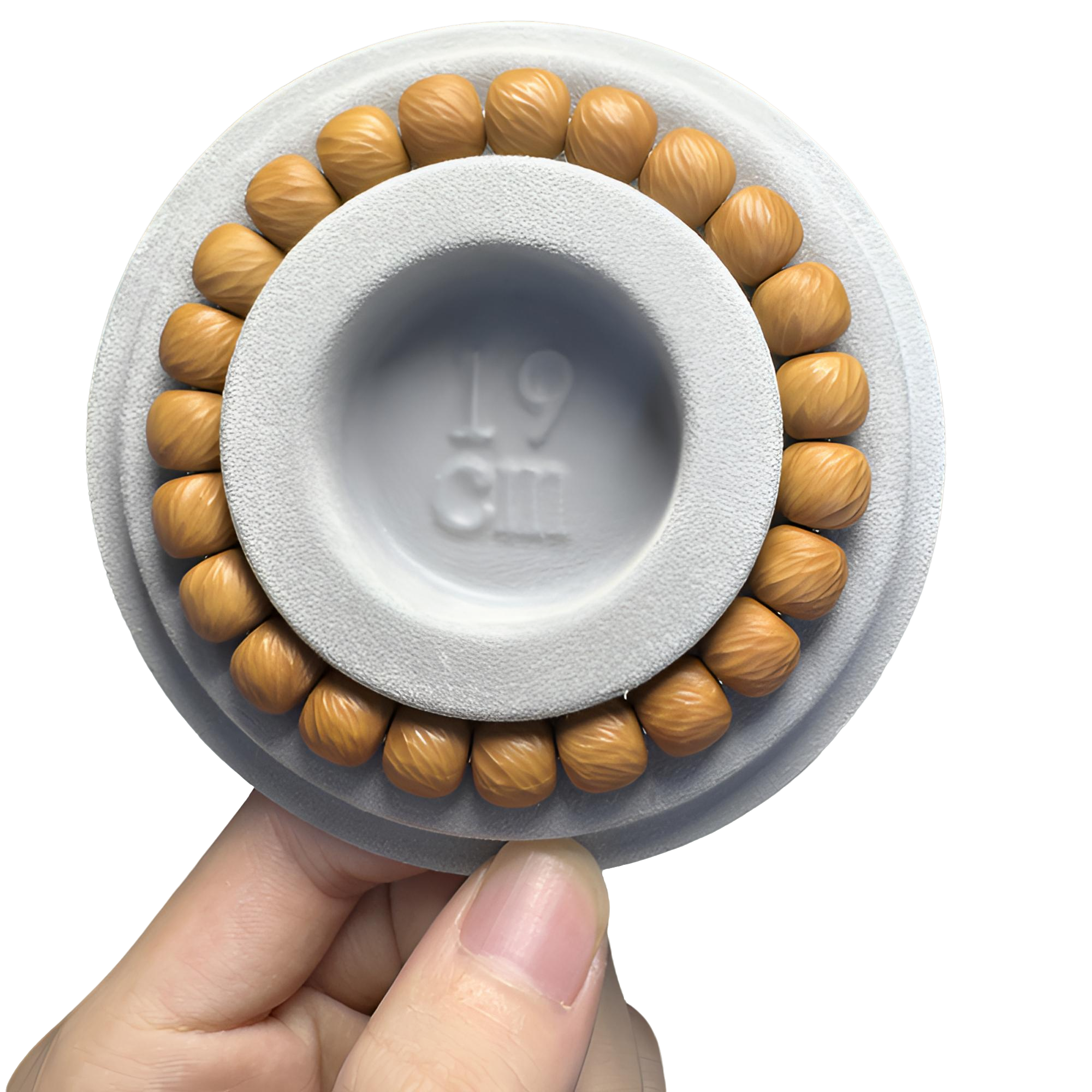 全品云锦精工猴头核桃手串