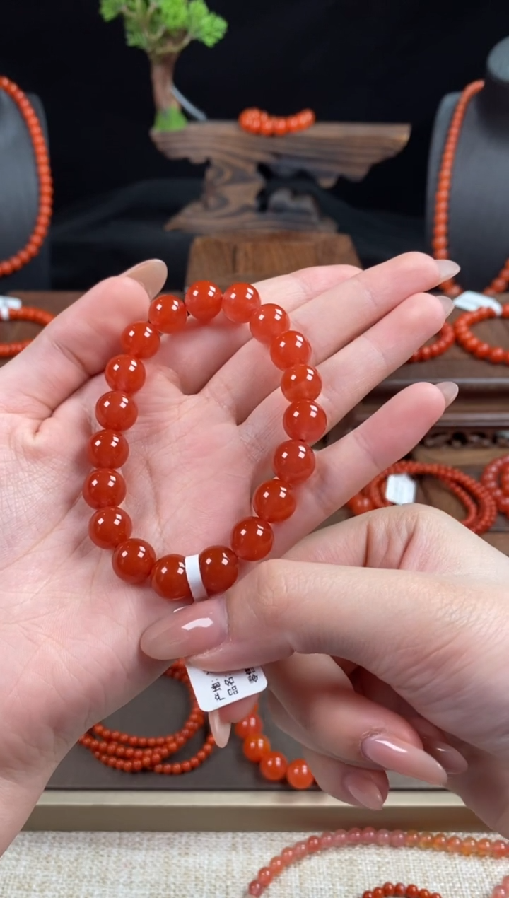 【闪购商品】南红玛瑙手串未镶嵌手串10mm稀有