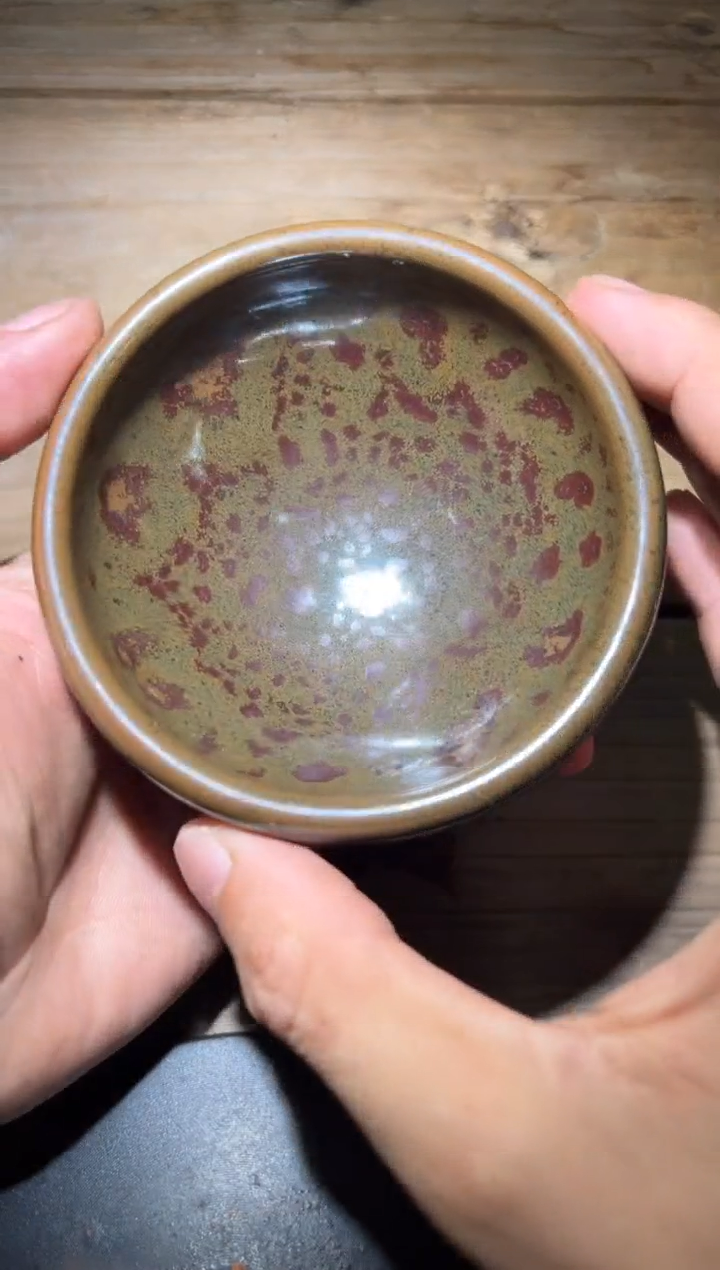 茶盏老木头精品柴烧390