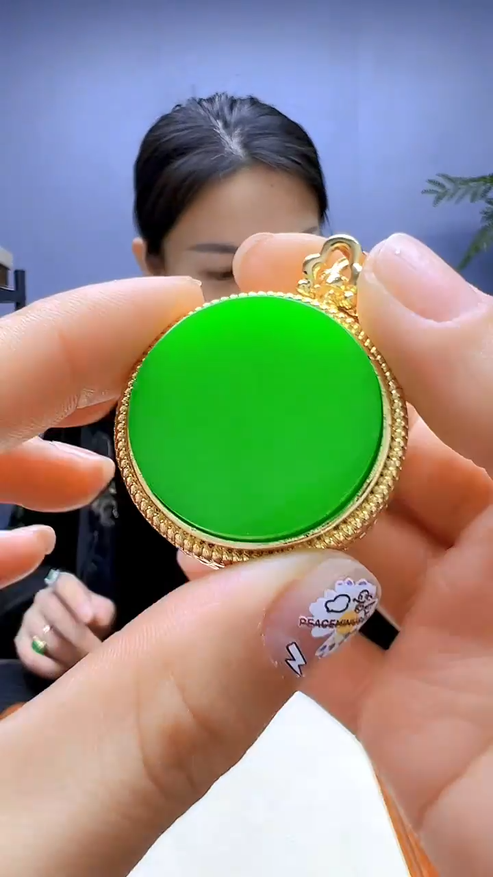 【闪购商品】翡翠颈饰14K金镶嵌颈饰