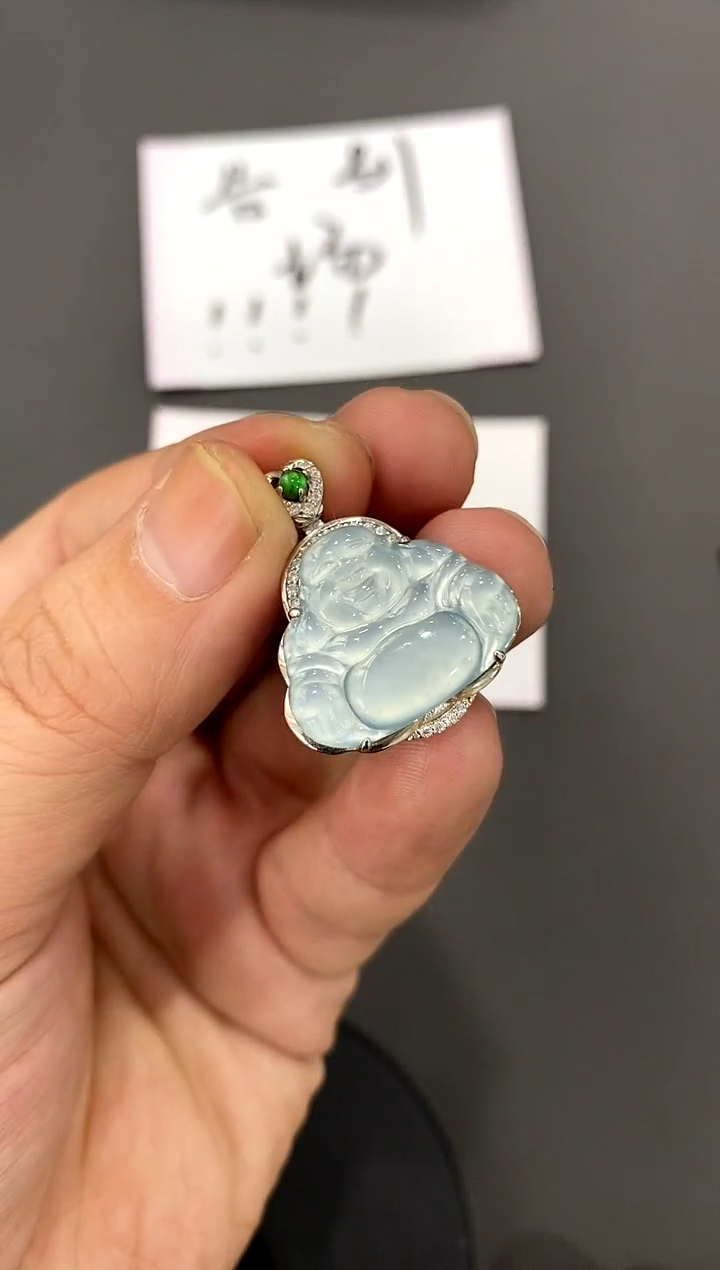 【闪购商品】翡翠颈饰银S925镶嵌买断价 补