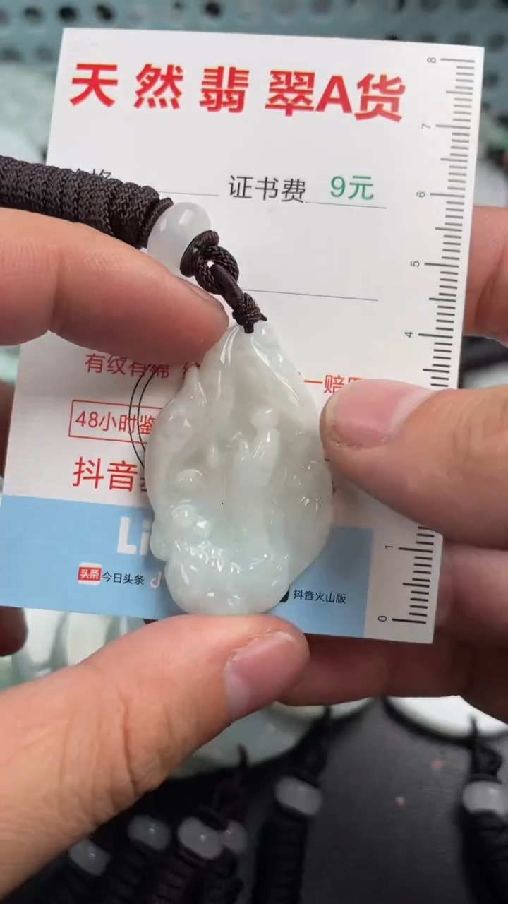 翡翠未镶嵌吊坠(不含链)1