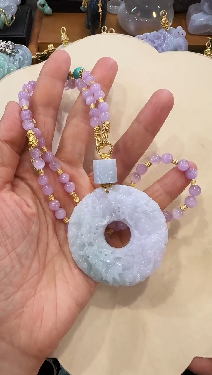 【闪购商品】翡翠颈饰未镶嵌国风