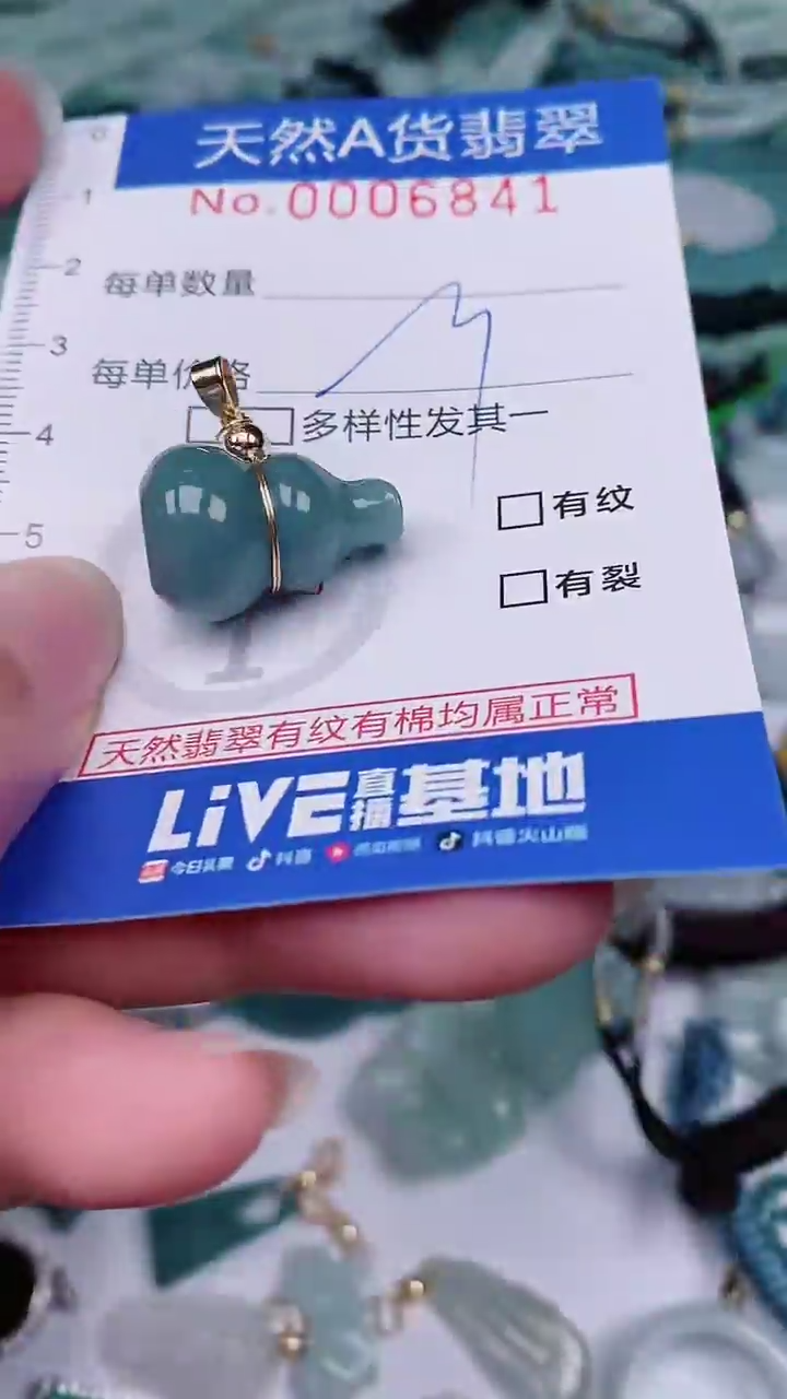 【闪购商品】翡翠未镶嵌颈饰00006841