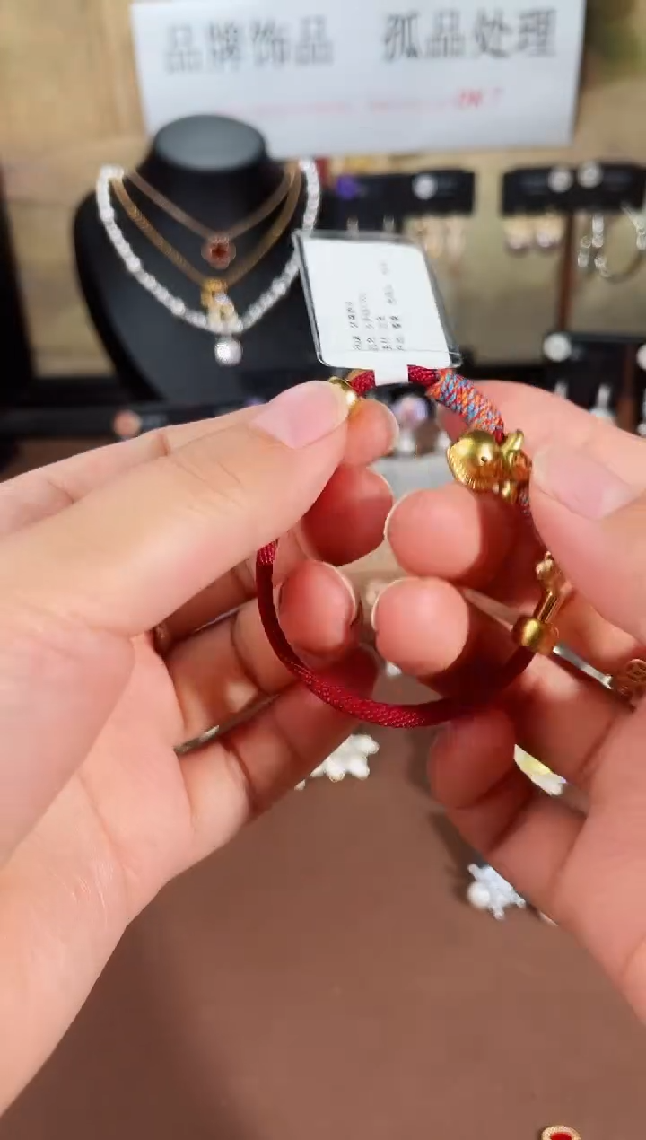 合金925银锆石手链7788