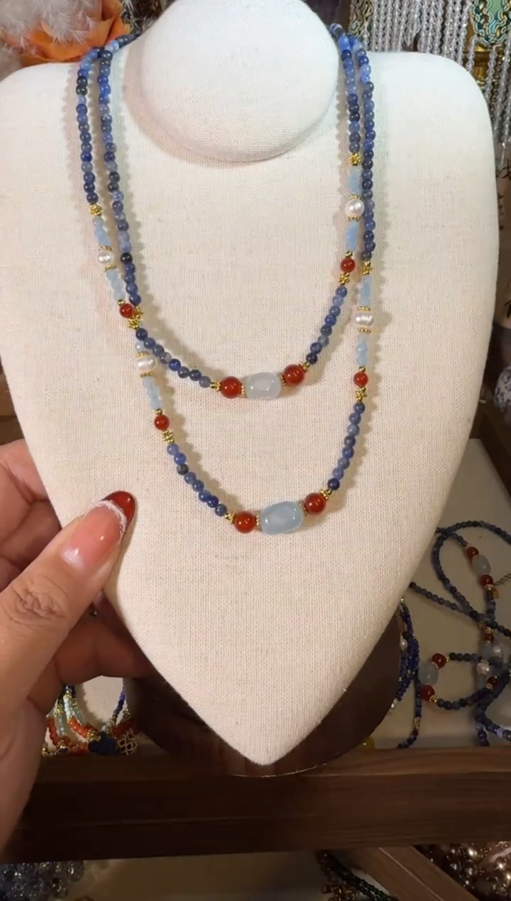 未镶嵌青金石项链773