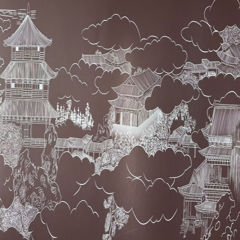 小谢-国画书法册页随机发