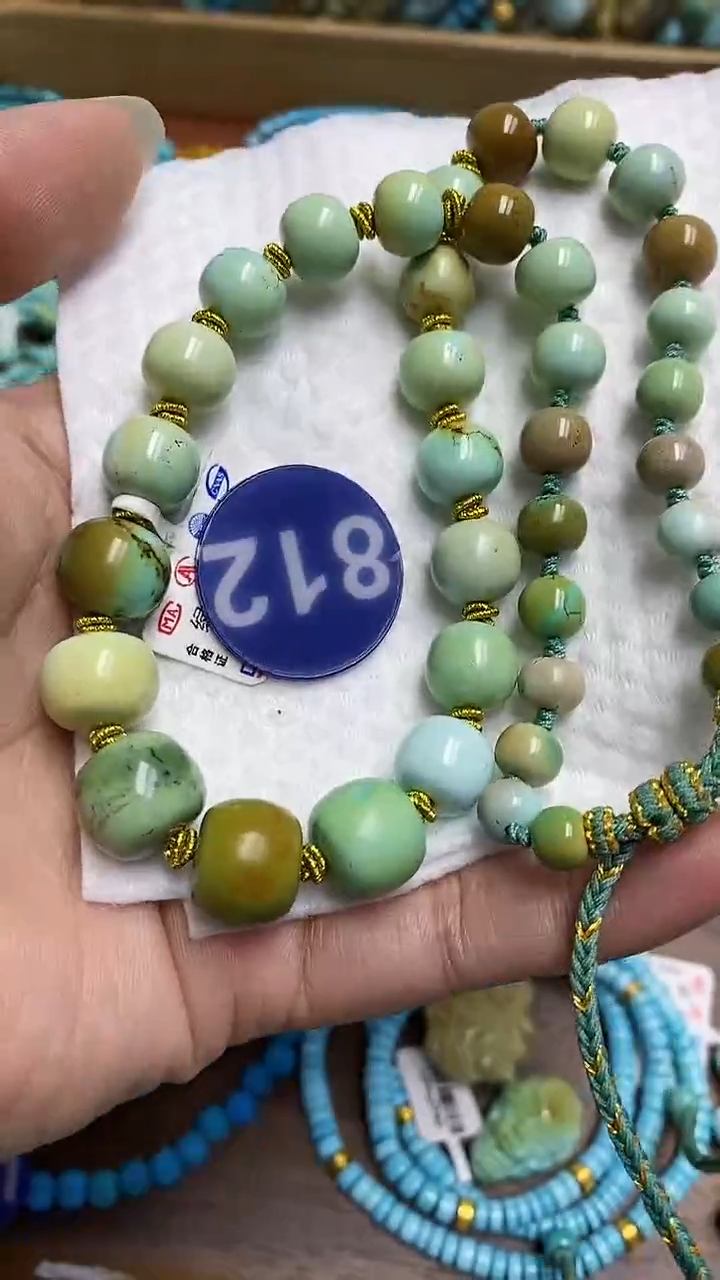 【闪购商品】绿松石项链未镶嵌812