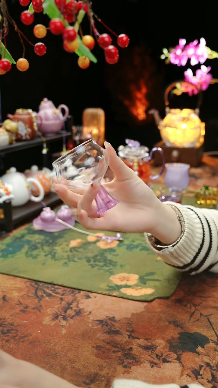 【闪购商品】紫色高足主人杯60cc@@@@@