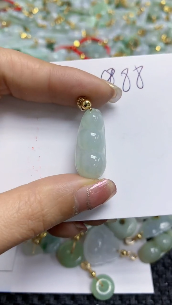 【闪购商品】翡翠颈饰合金   天然A货翡翠