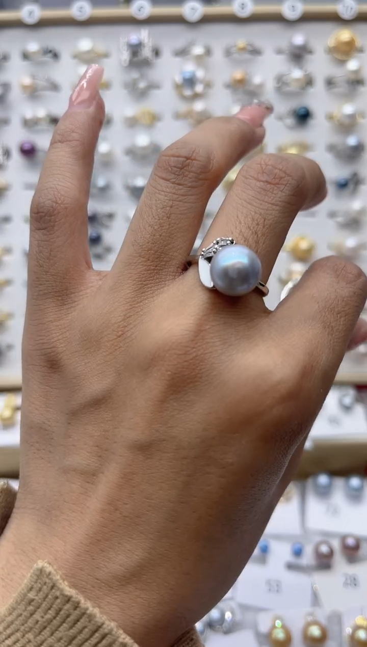 【闪购商品】淡水珍珠戒指合金30
