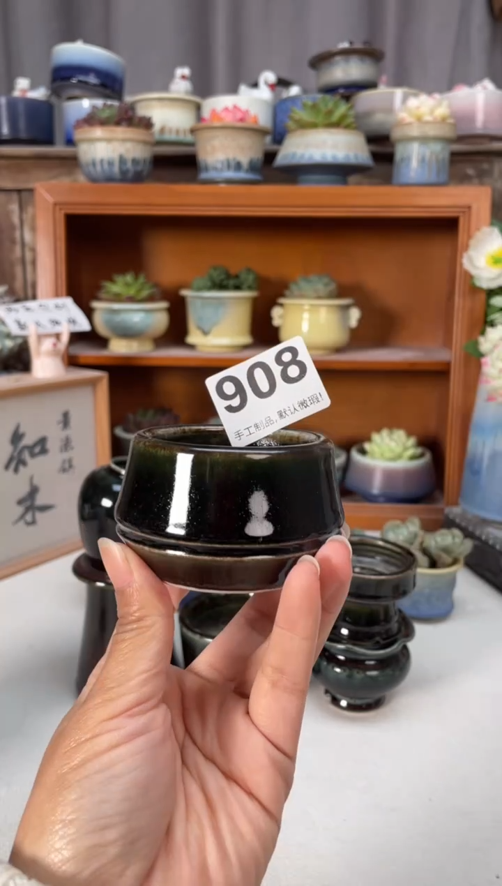 瓷片。***东908知木小芳花盆