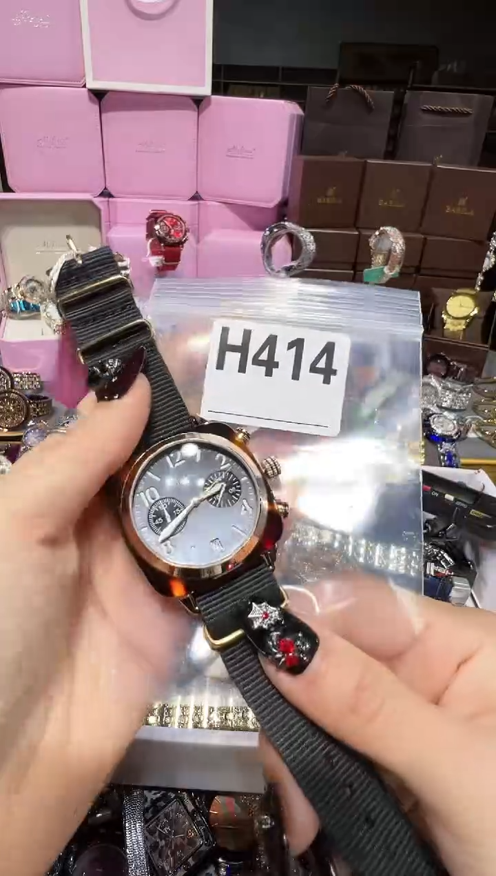 石英机芯不锈钢不锈钢直播定闪专用