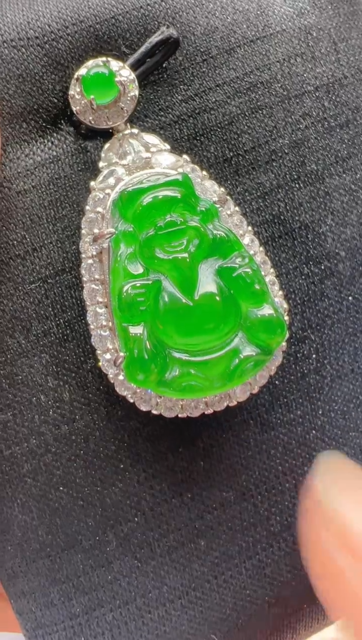 【闪购商品】翡翠吊坠(不含链)银S925镶嵌多样性团购发一件