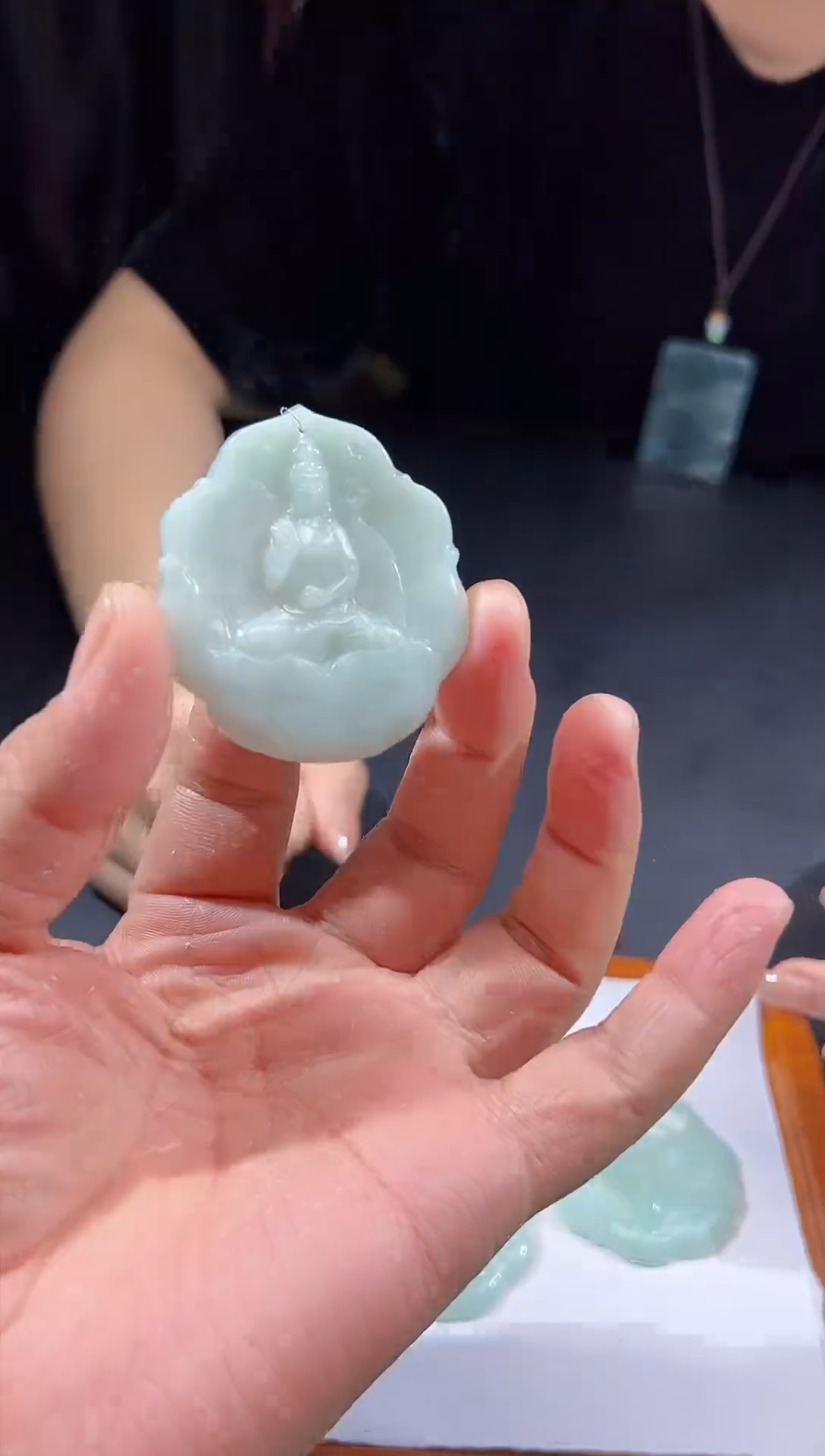 【闪购商品】翡翠颈饰未镶嵌天然A货翡翠（多样性发）观音11115