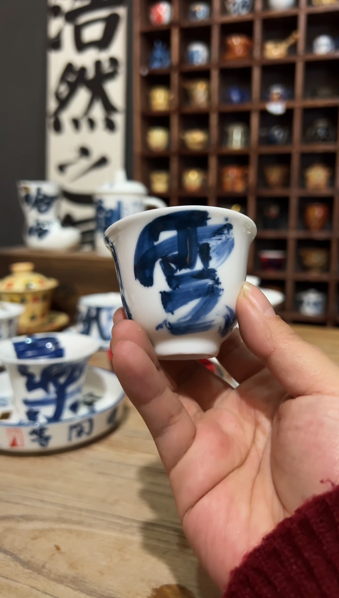 【闪购商品】观云听雨原创手绘茶具