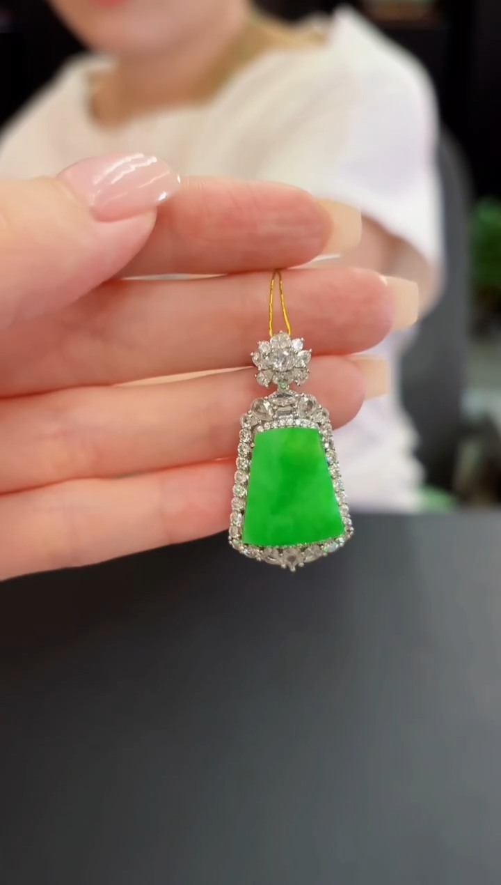 翡翠未镶嵌吊坠(不含链) 缅料A货/支持复检/一件