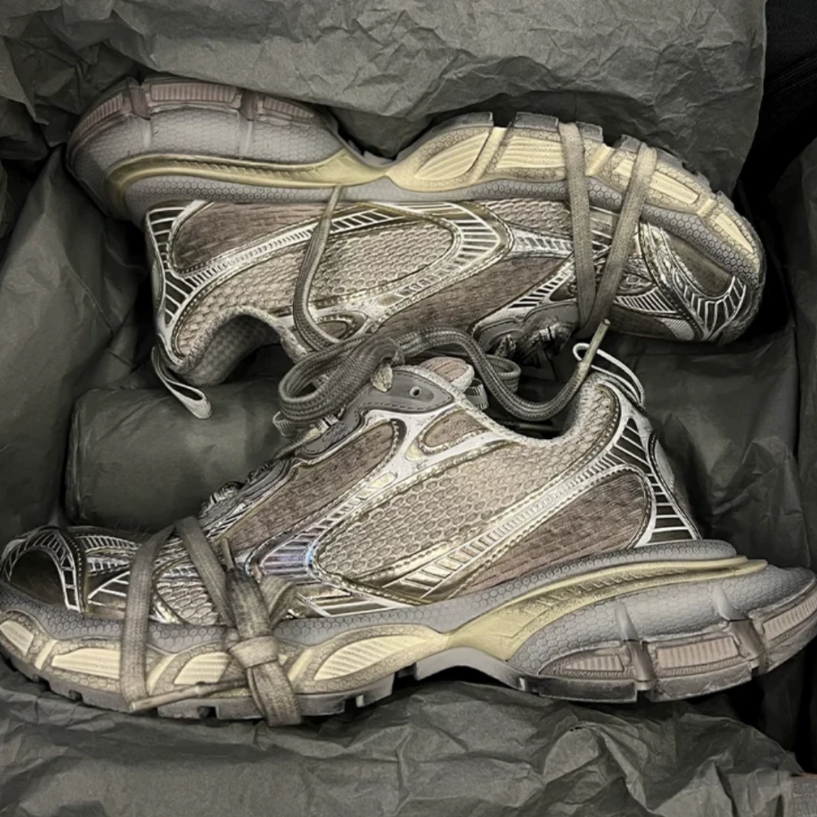 BOBIFDA VOBFTA【3XL】巴家开源版户外透气老爹鞋复古情侣脏脏鞋