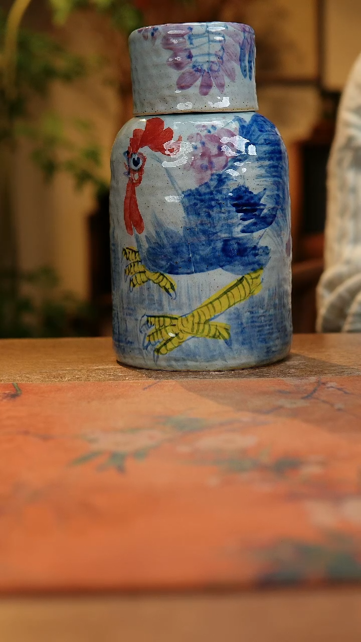 【闪购商品】瓷片221+景德镇手工手绘釉下彩高温瓷