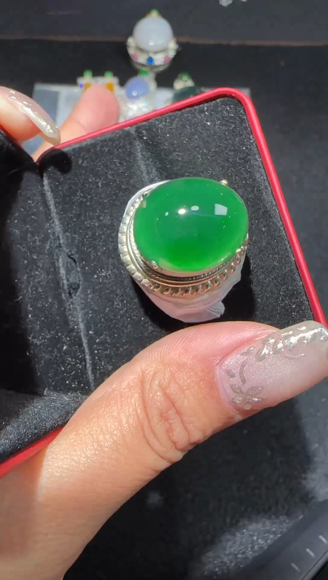 【闪购商品】翡翠戒指未镶嵌多样性发货拍一发一