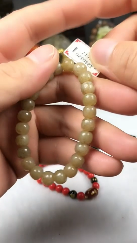 手链未镶嵌和田玉（糖玉）手串8