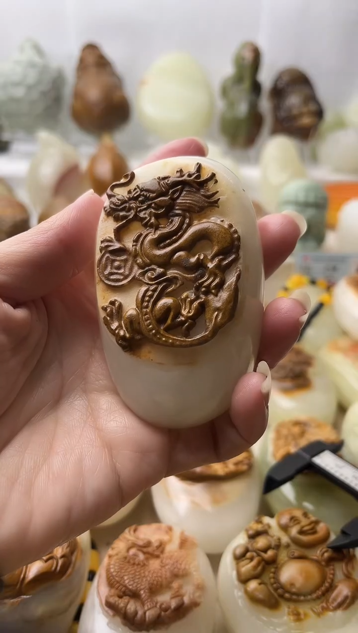 石材古青石棉纹正常不退换盘龙