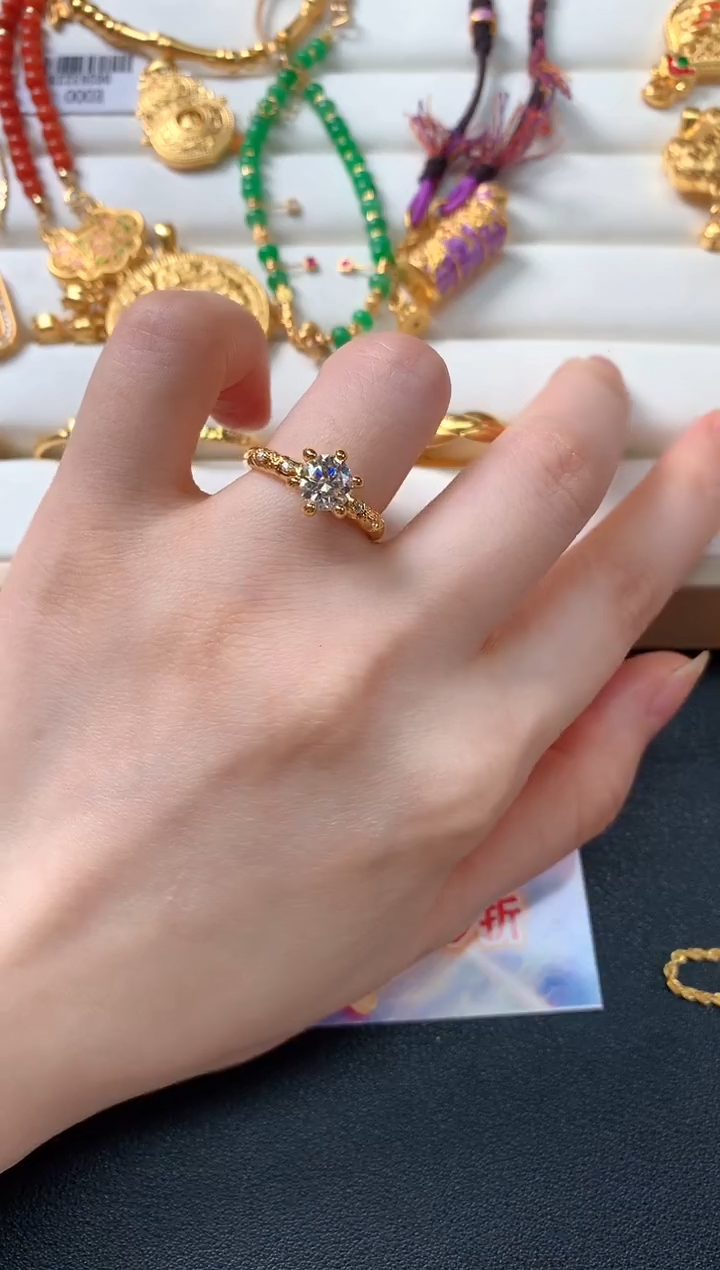 定制足金戒指/指环D298|1450