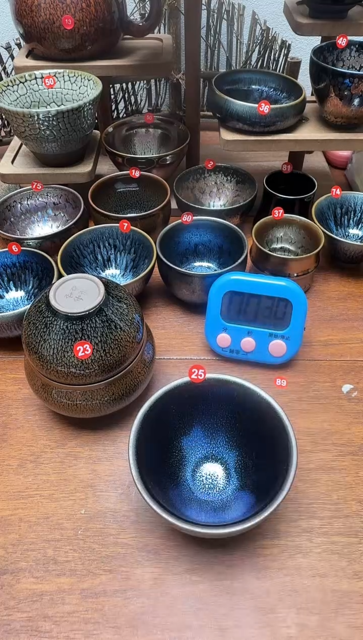 茶盏九**?25号建盏工匠茶器