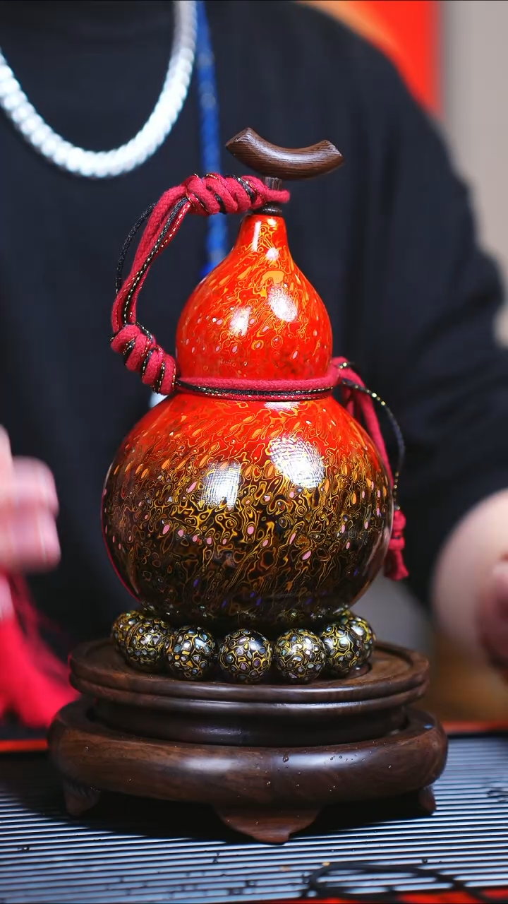 【闪购商品】JD015元宵节臻选非遗大漆酒葫芦