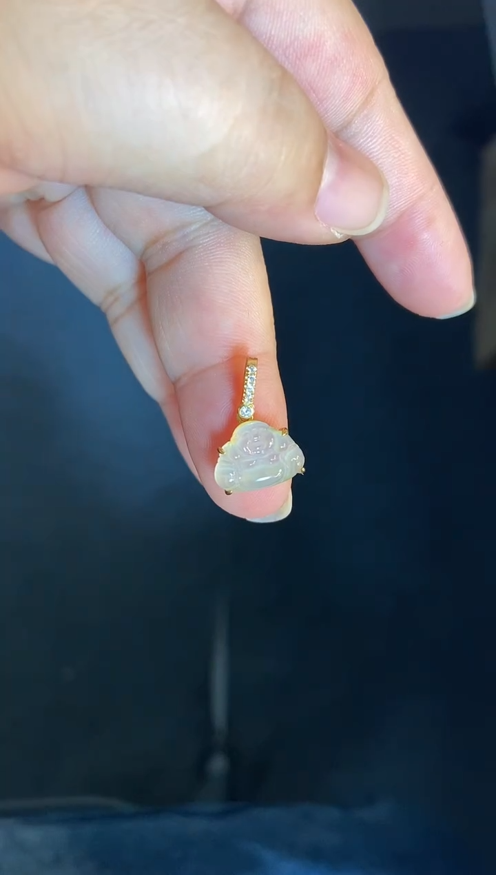 吊坠(不含链)银S925镶嵌翡翠1