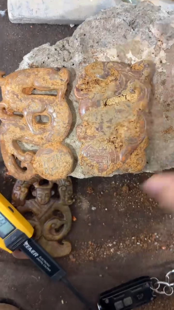 未镶嵌和田玉挂件把件一单2个